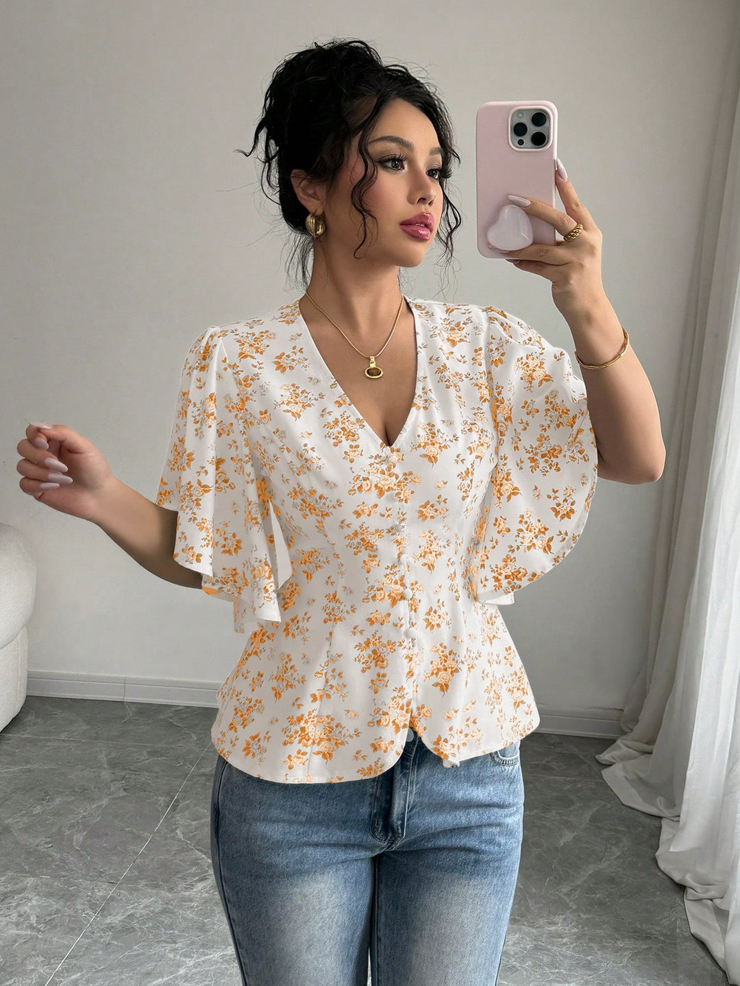 Bluza SHEIN, galben