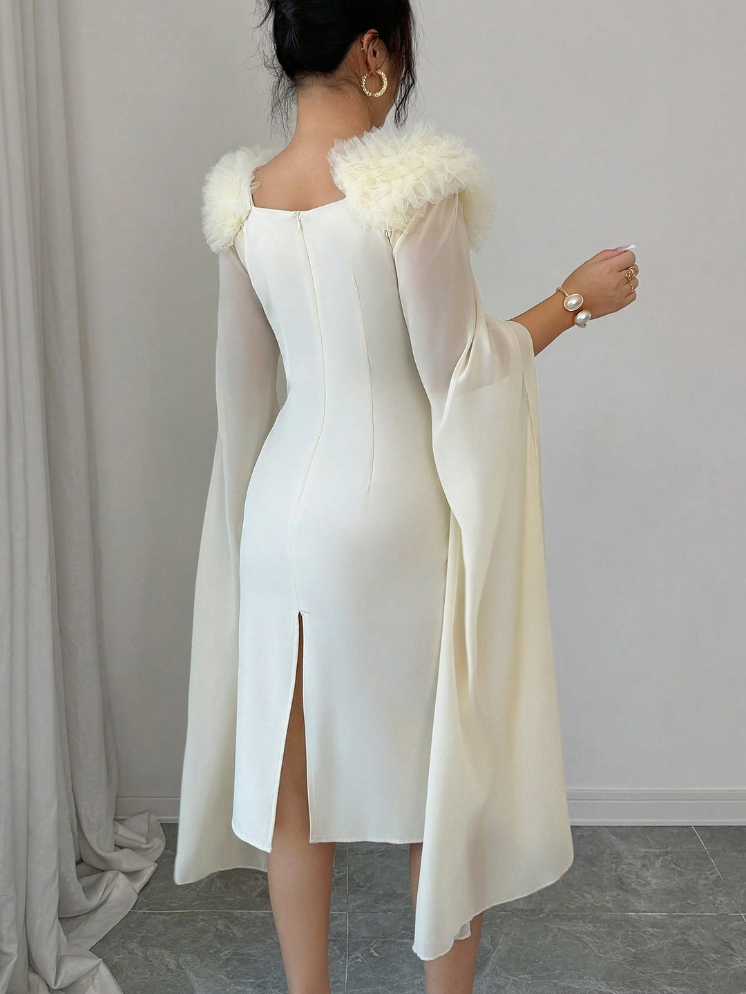 Rochie maxi SHEIN, portocaliu