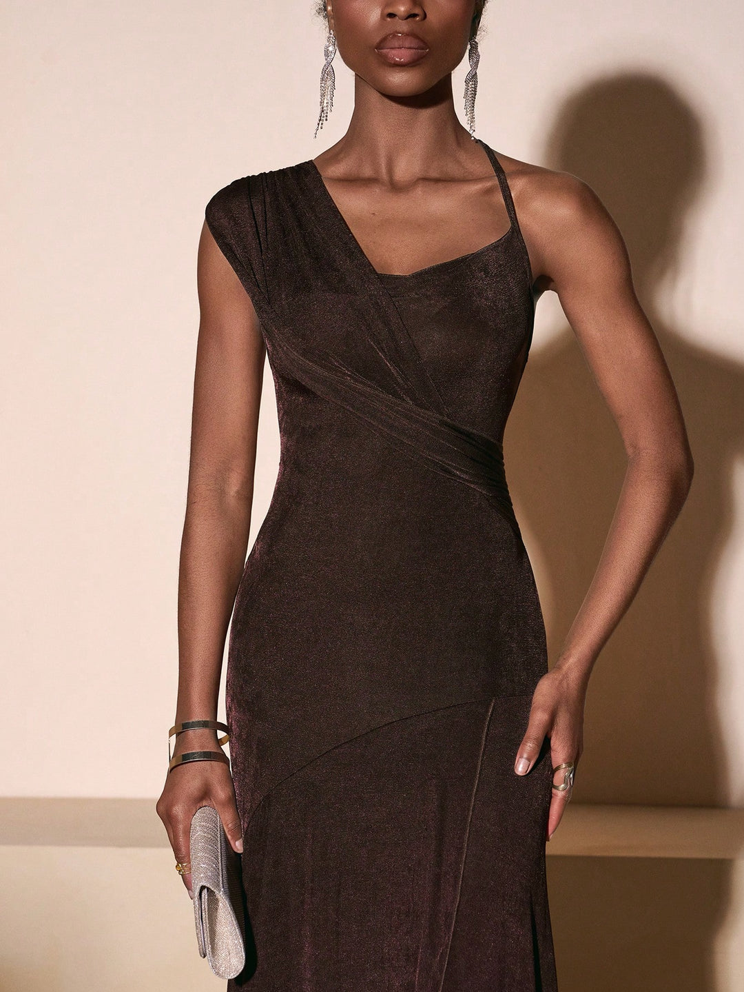SHEIN Maxi dress, brown