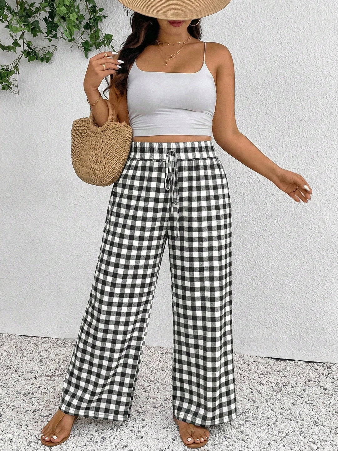 Pantaloni SHEIN, negru