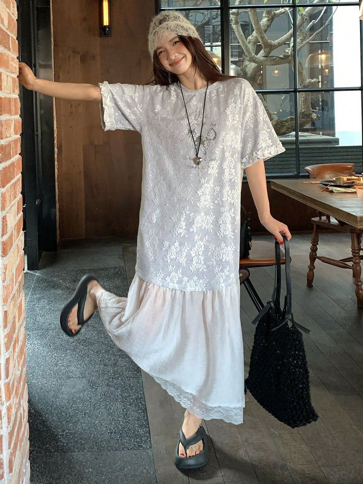 Rochie maxi SHEIN, gri