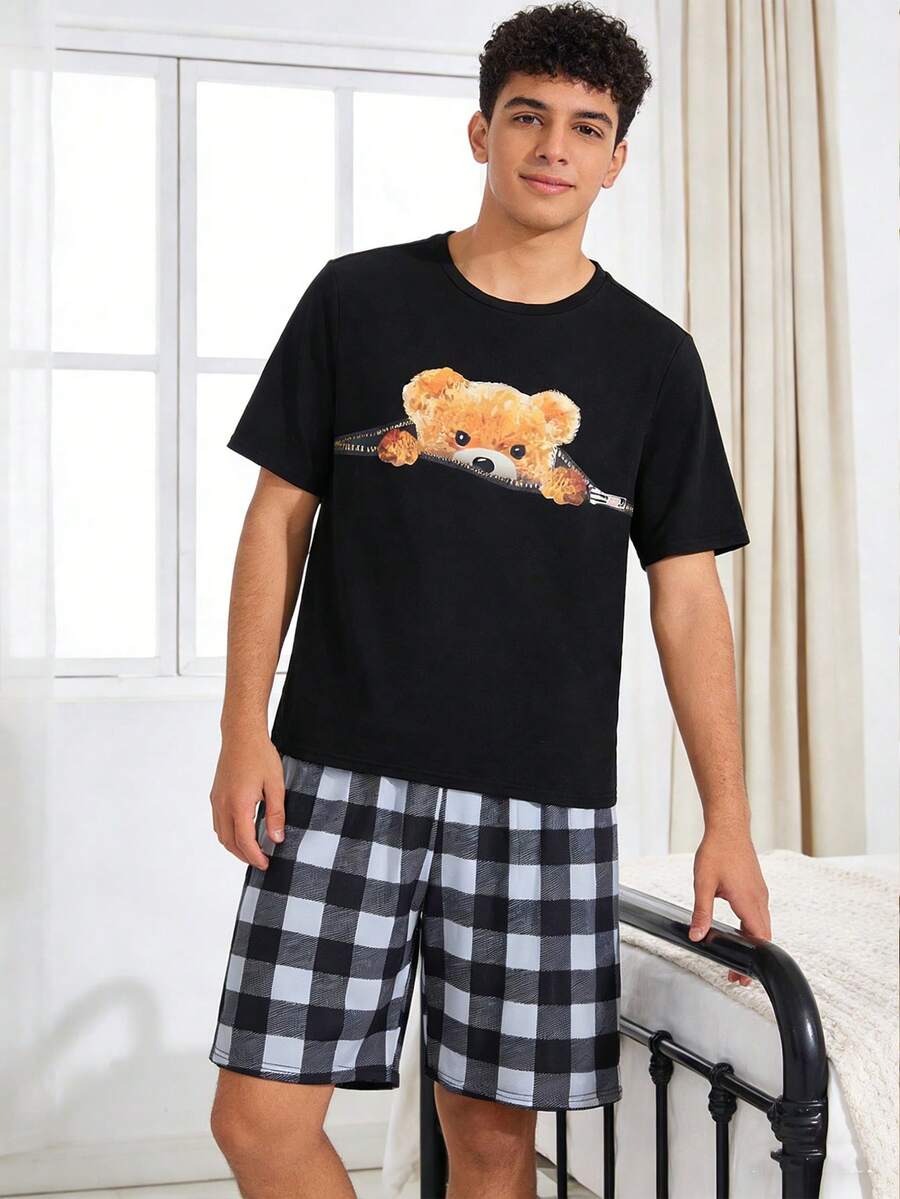 Compleu pijamale SHEIN, mix culori