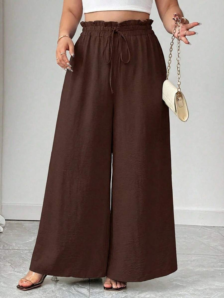 Pantaloni SHEIN, maro