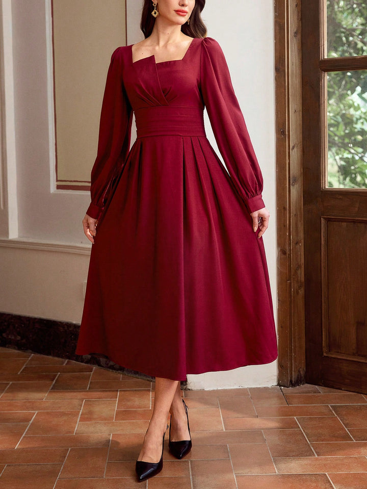 Rochie maxi SHEIN, vișiniu