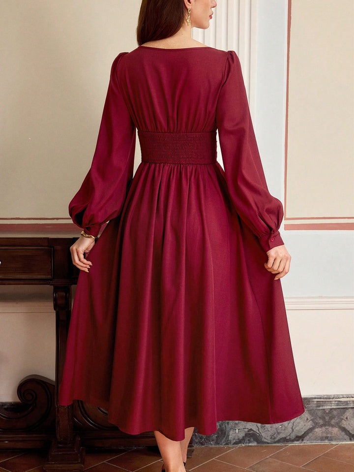 Rochie maxi SHEIN, vișiniu