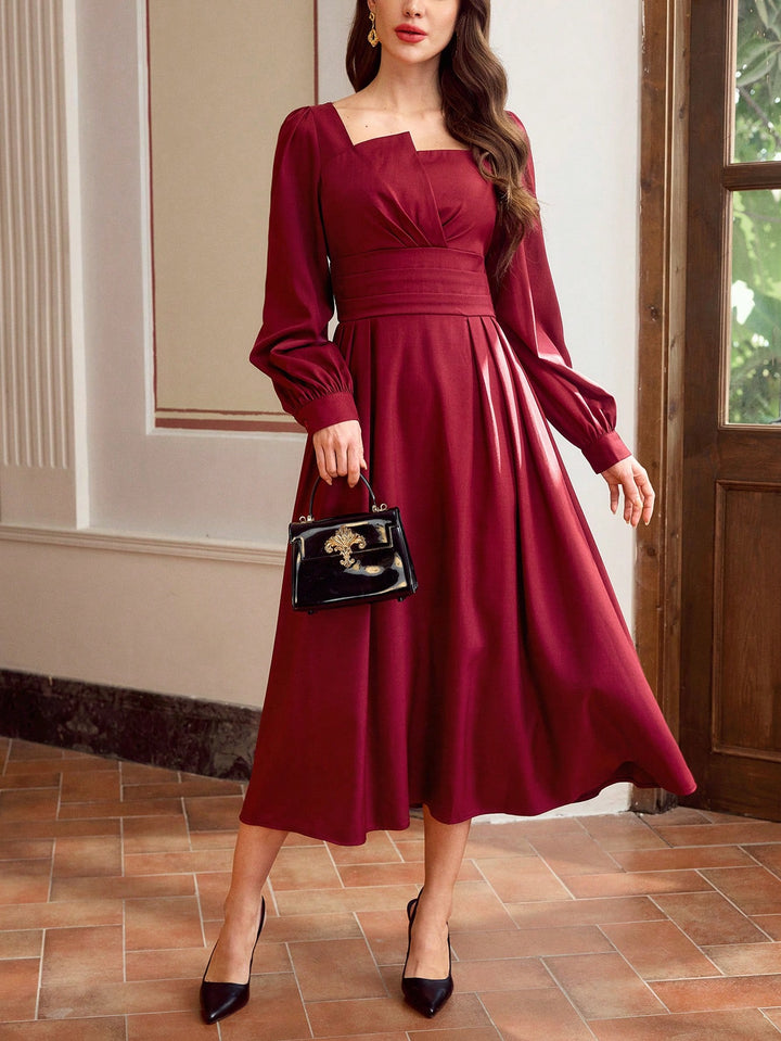 Rochie maxi SHEIN, vișiniu