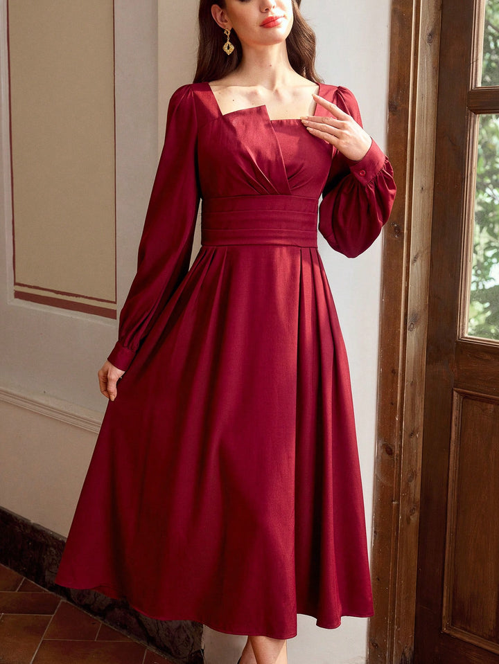 Rochie maxi SHEIN, vișiniu