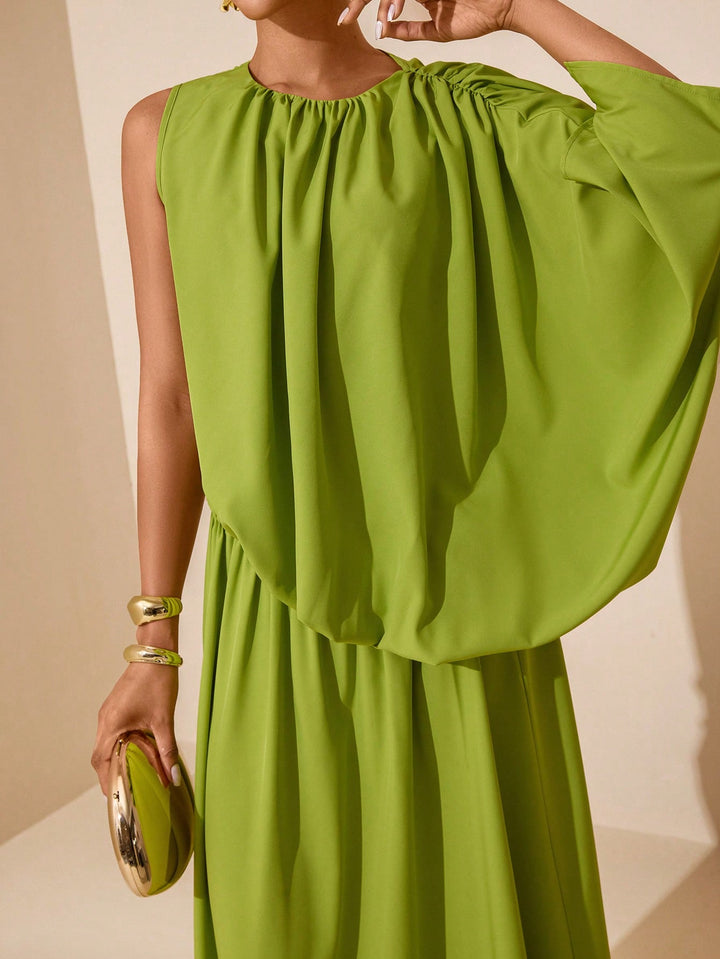 Rochie maxi SHEIN, verde