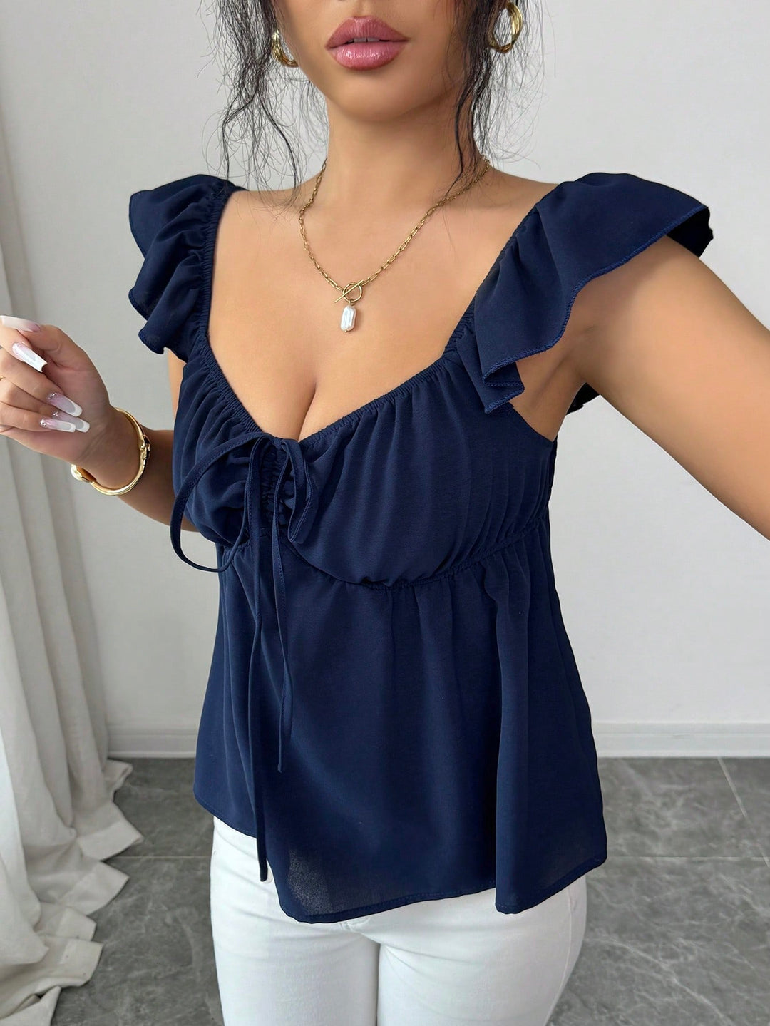 Top SHEIN, albastru