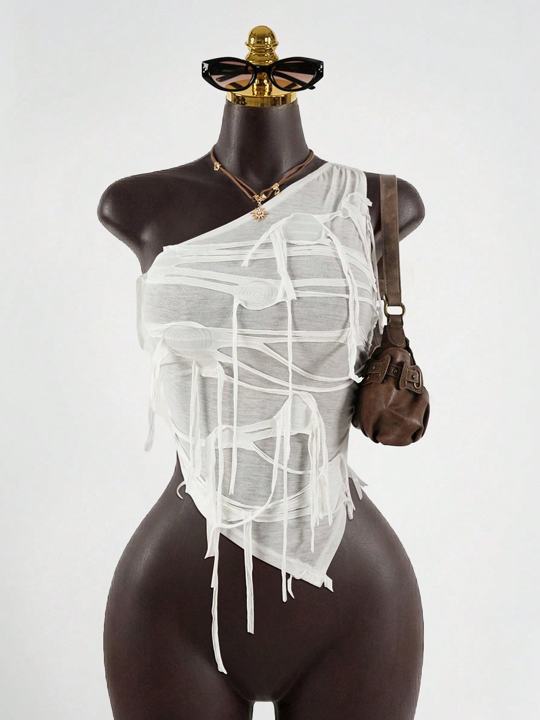 Top SHEIN, alb