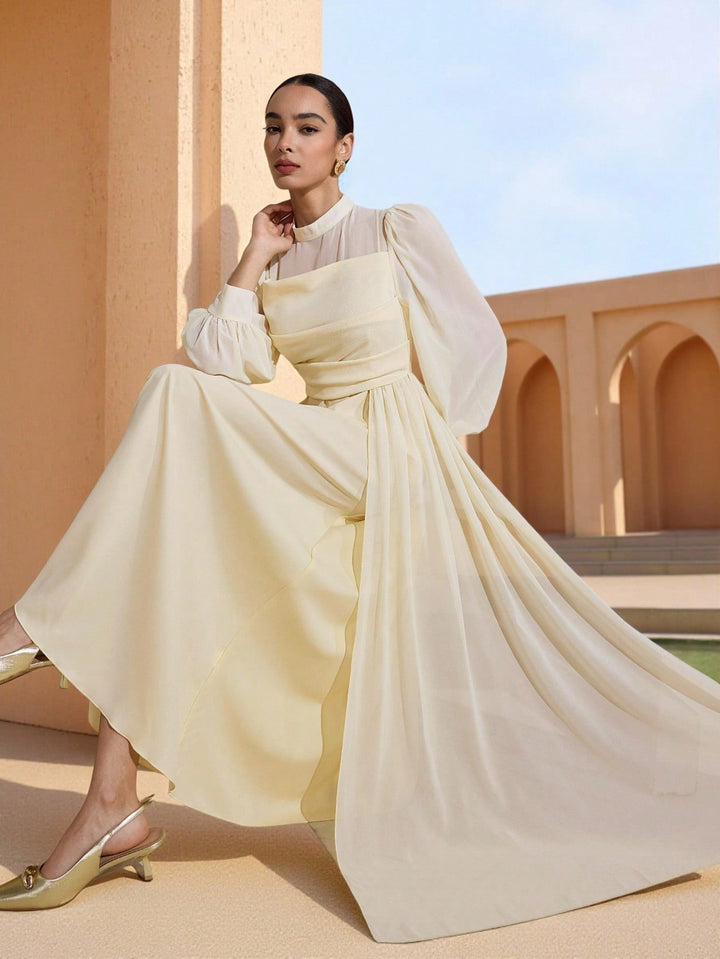 Rochie maxi SHEIN, galben