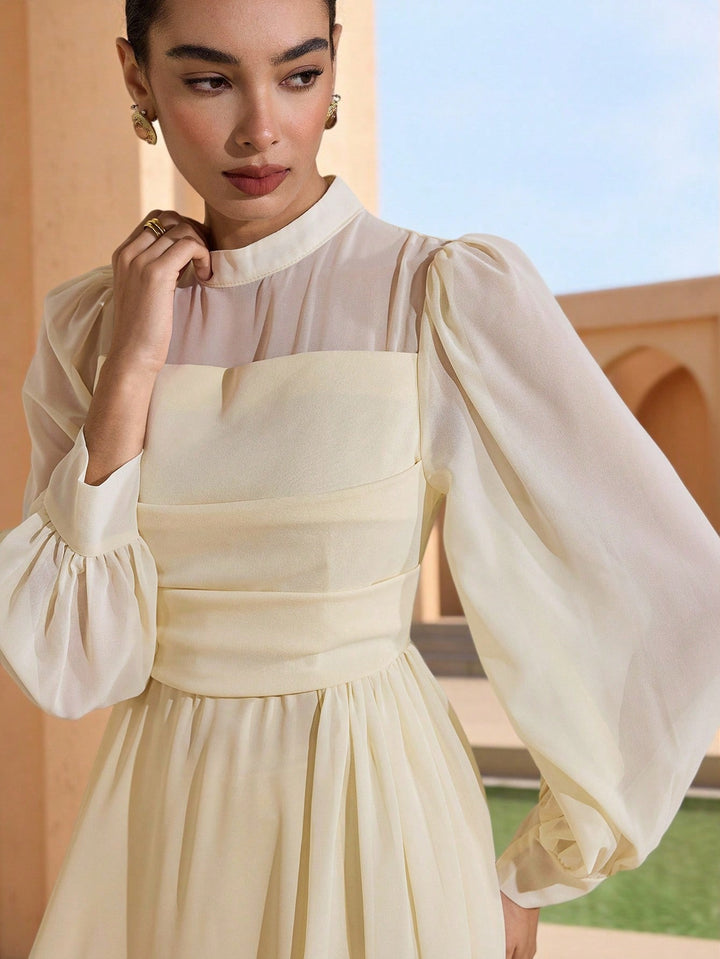 Rochie maxi SHEIN, galben
