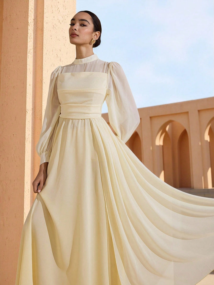 Rochie maxi SHEIN, galben