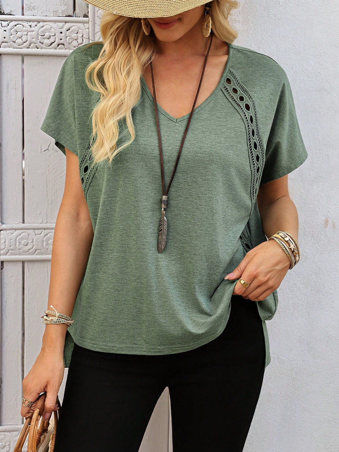 Tricou SHEIN, verde
