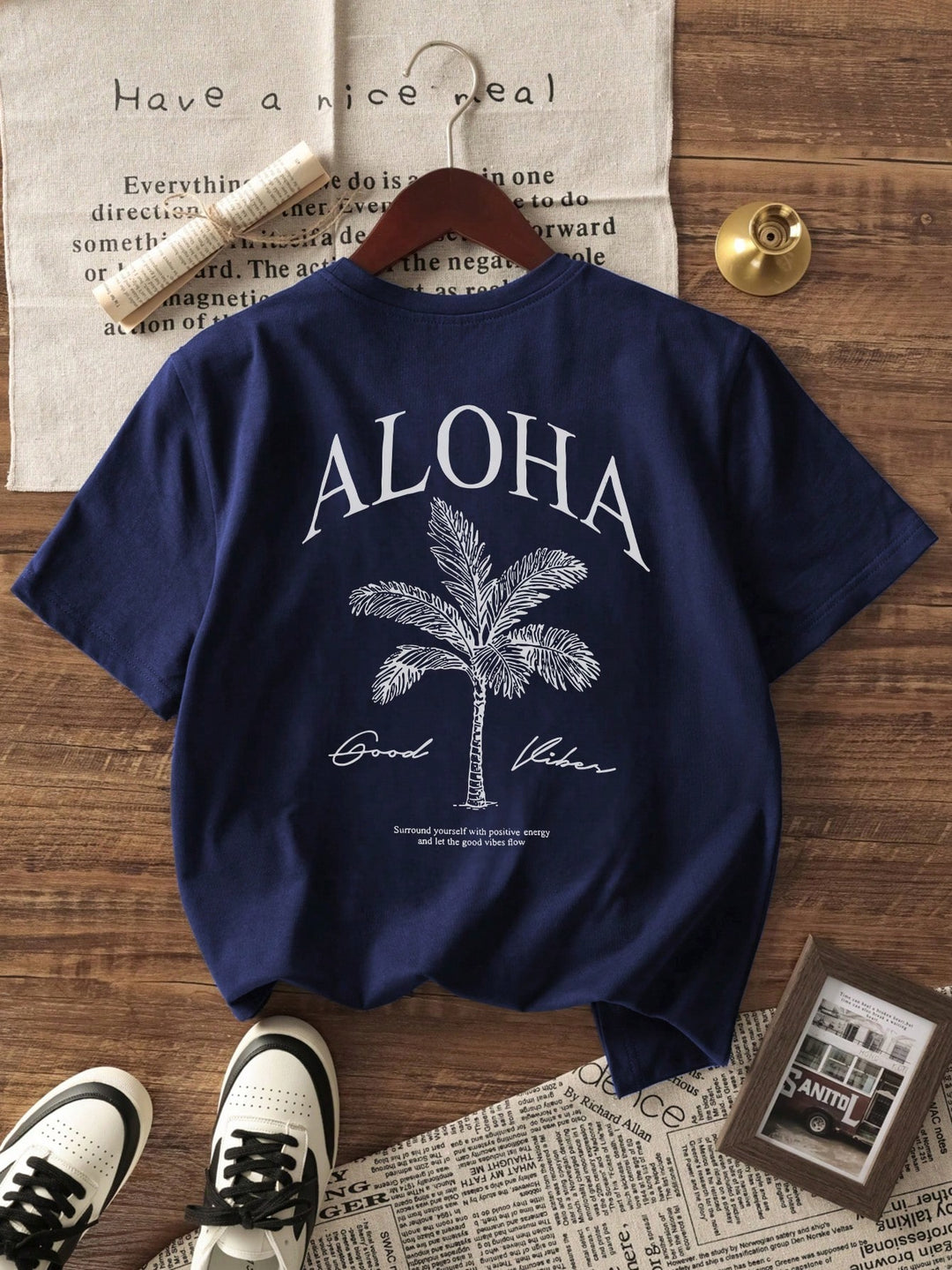 Tricou SHEIN, albastru