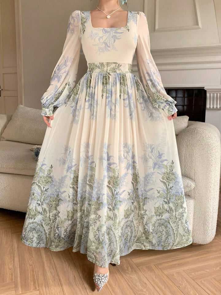 Rochie maxi SHEIN, verde