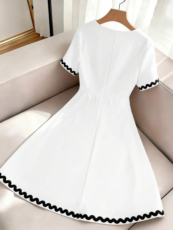 Rochie midi SHEIN, alb