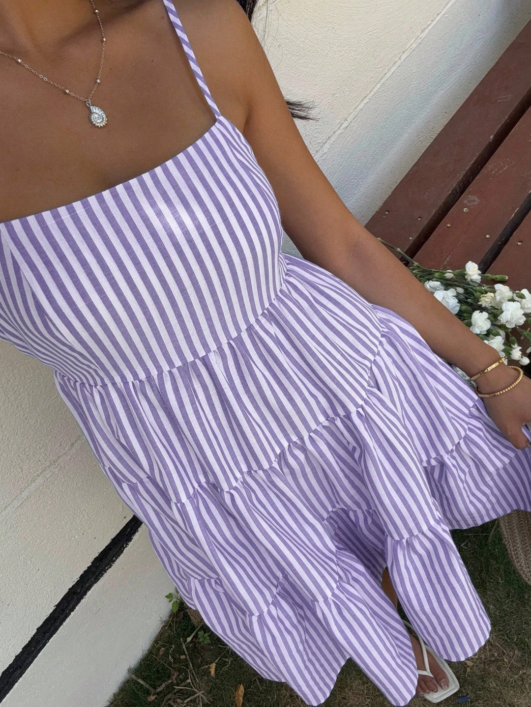 Rochie scurtă SHEIN, mov