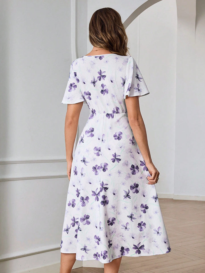 Rochie midi SHEIN, mix culori