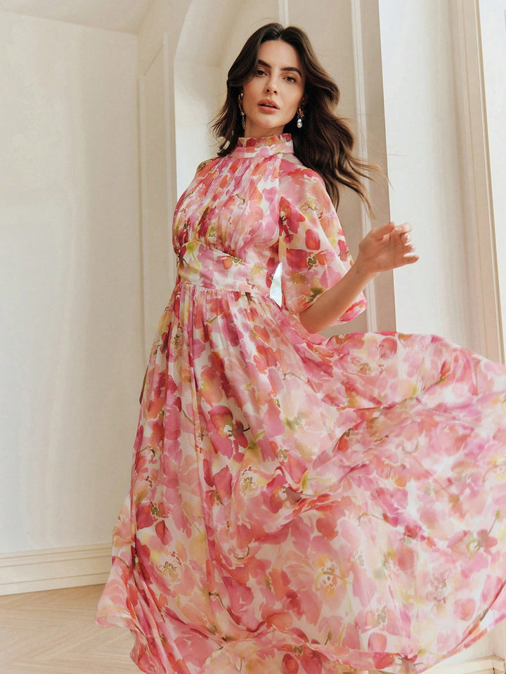 Rochie maxi SHEIN, mix culori