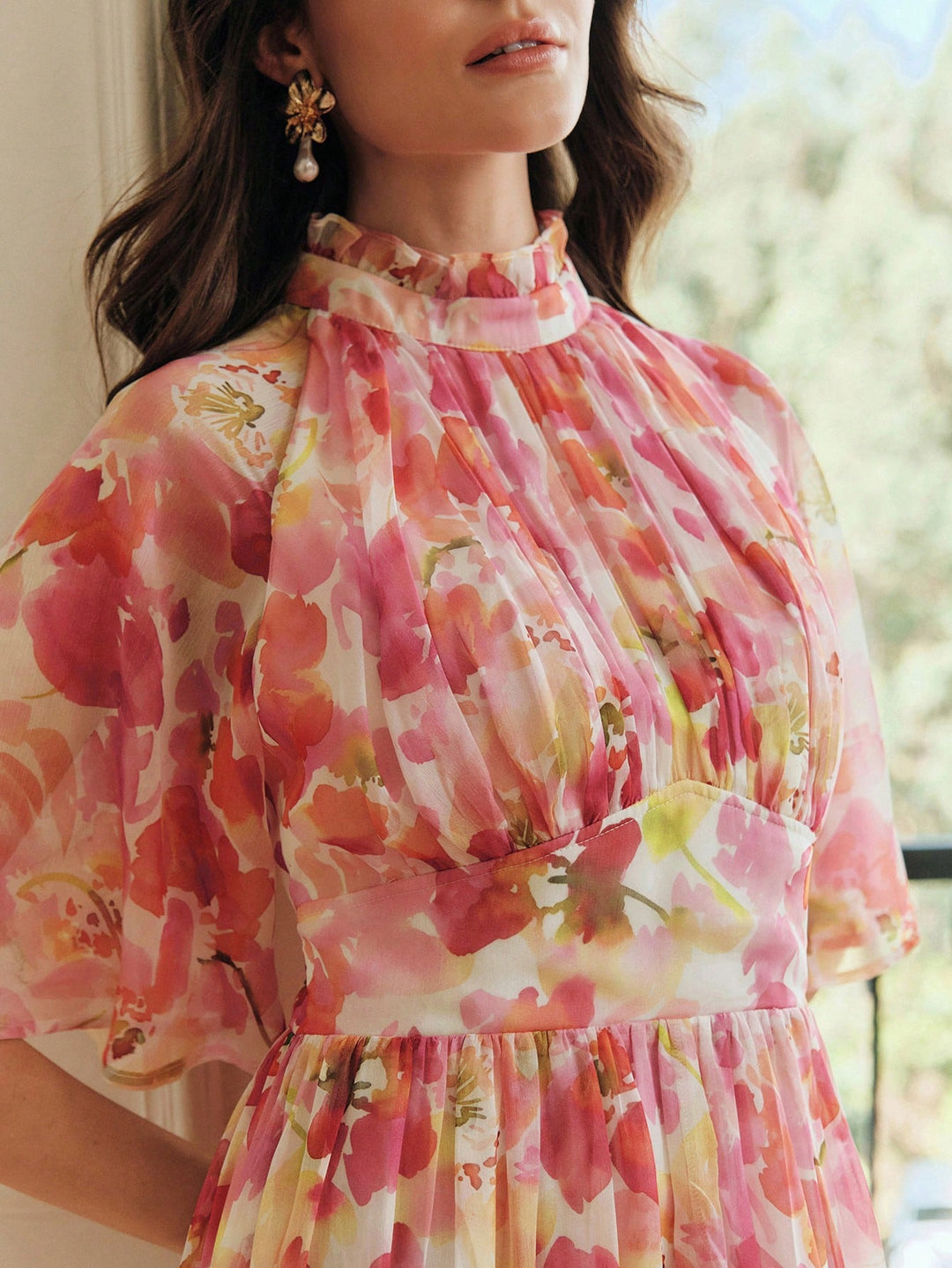 Rochie maxi SHEIN, mix culori