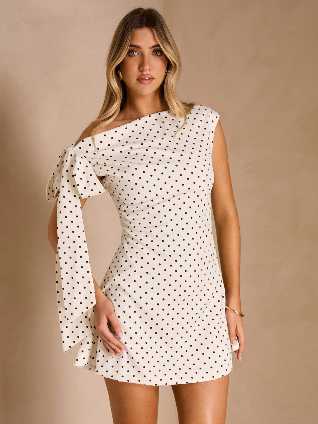 Rochie mini SHEIN, bej