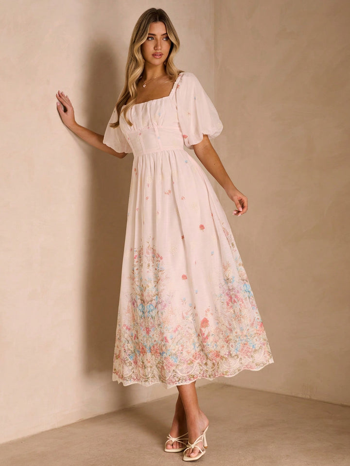 Rochie maxi SHEIN, roz