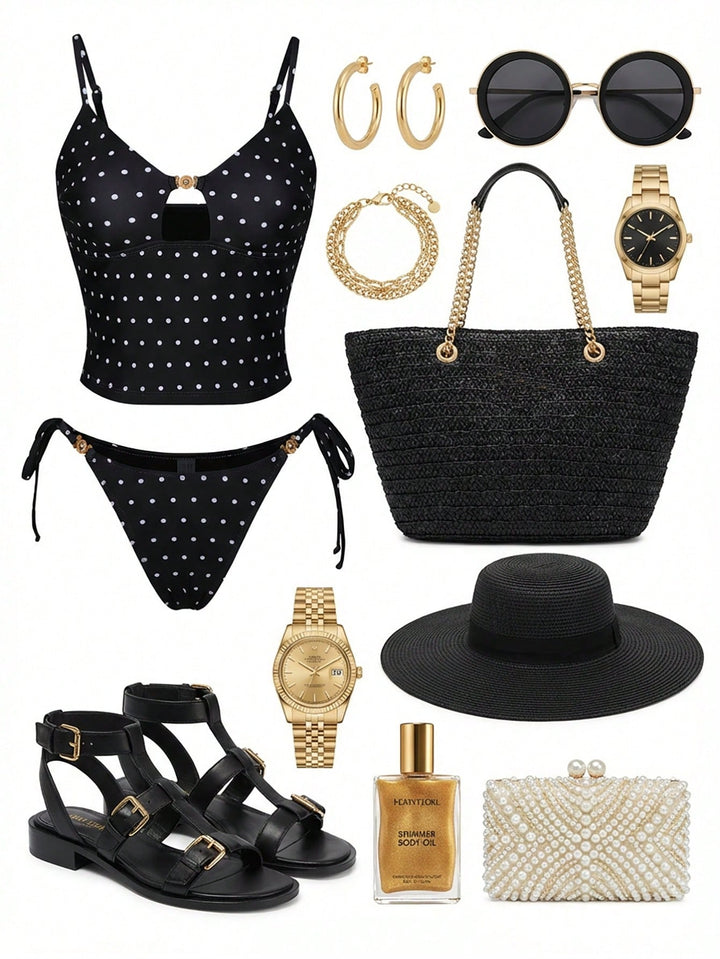 Costum de baie SHEIN, mix culori