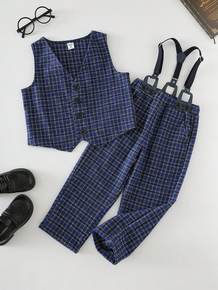 Costum SHEIN, albastru