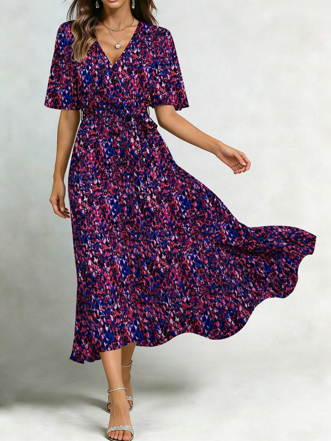 Rochie midi SHEIN, albastru