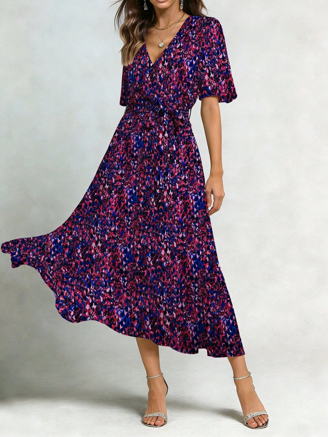Rochie midi SHEIN, albastru