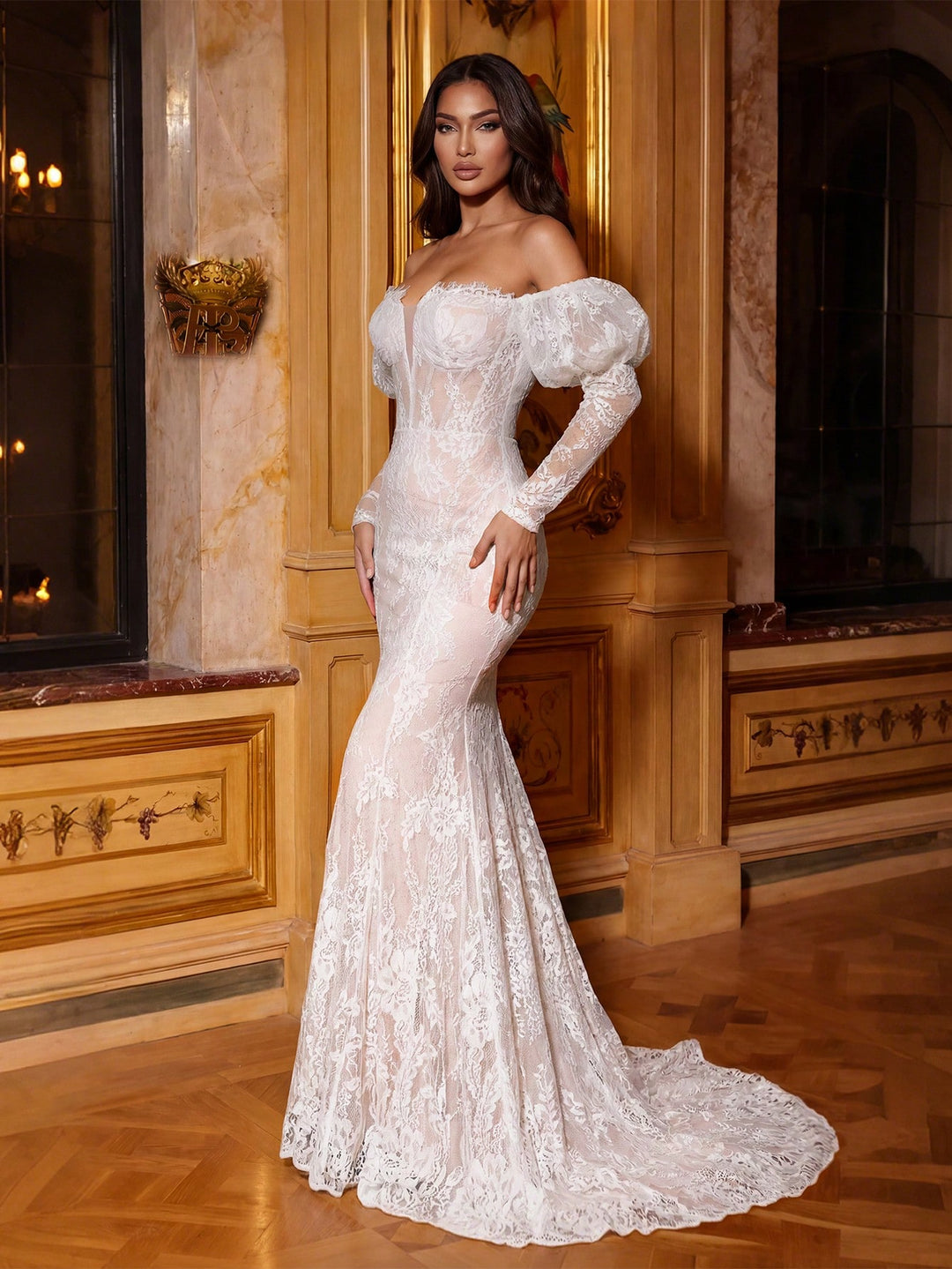 Rochie de mireasă SHEIN, alb