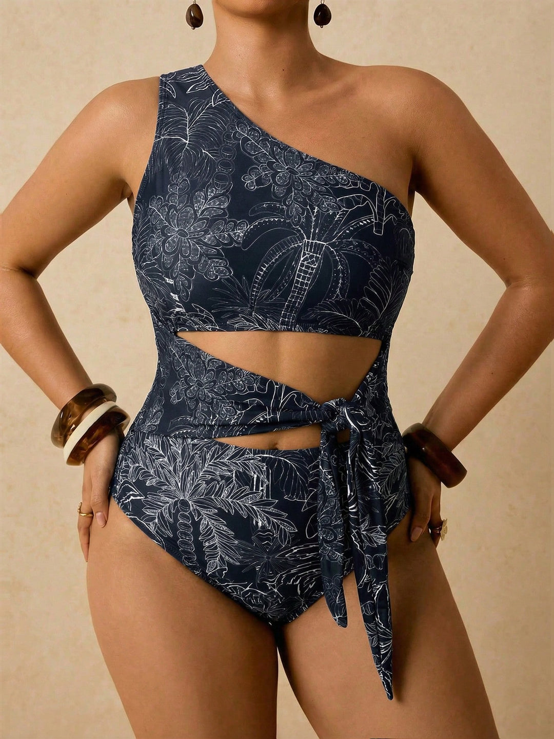 Costum de baie SHEIN, negru