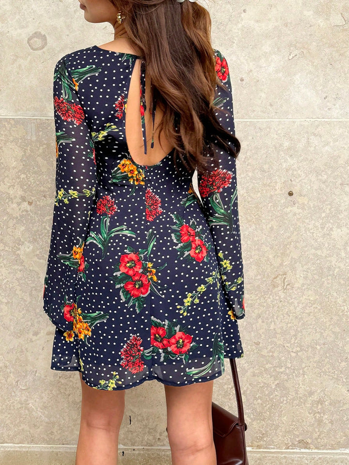 SHEIN mini ruha, kék