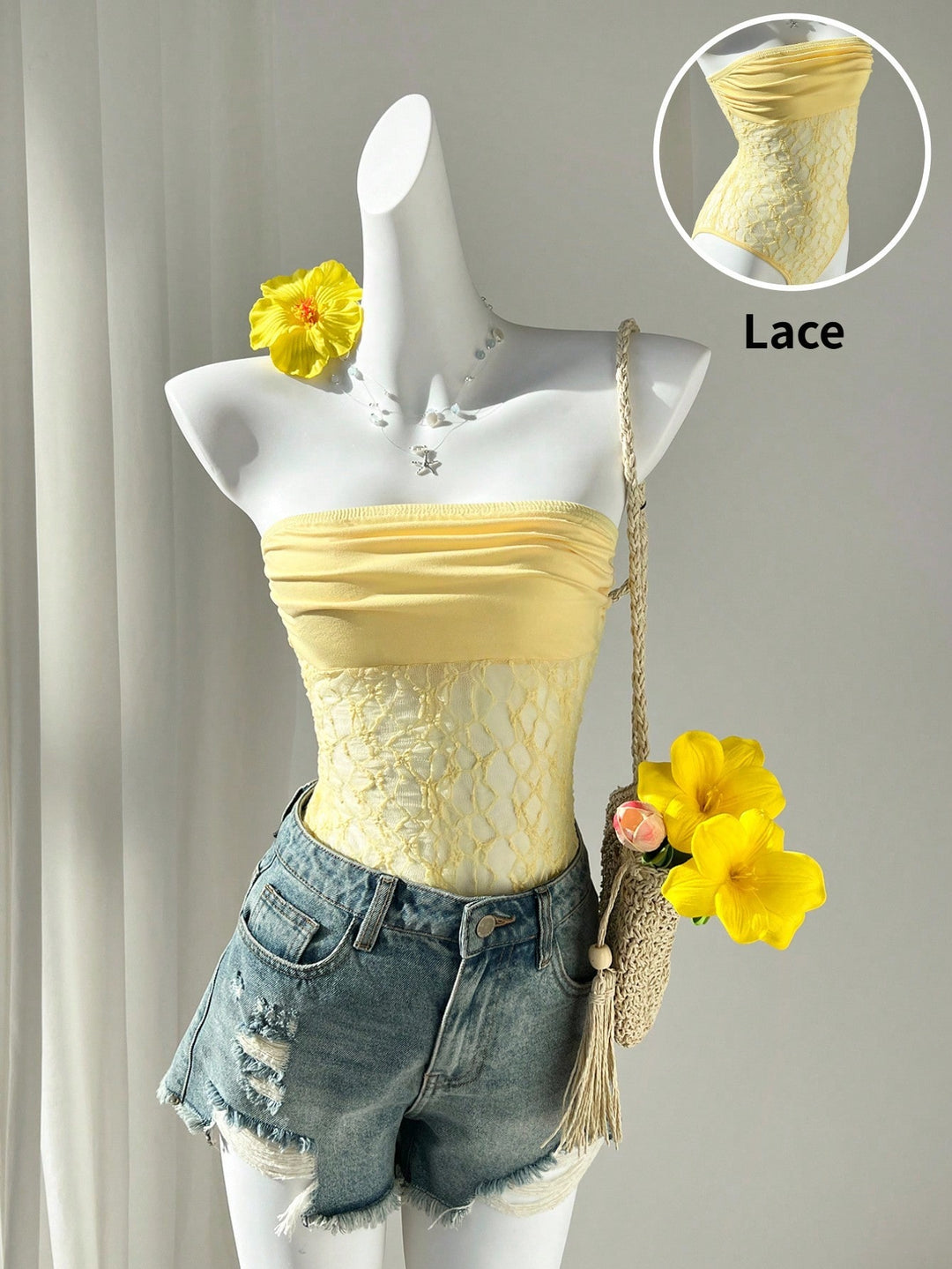 Body SHEIN, galben