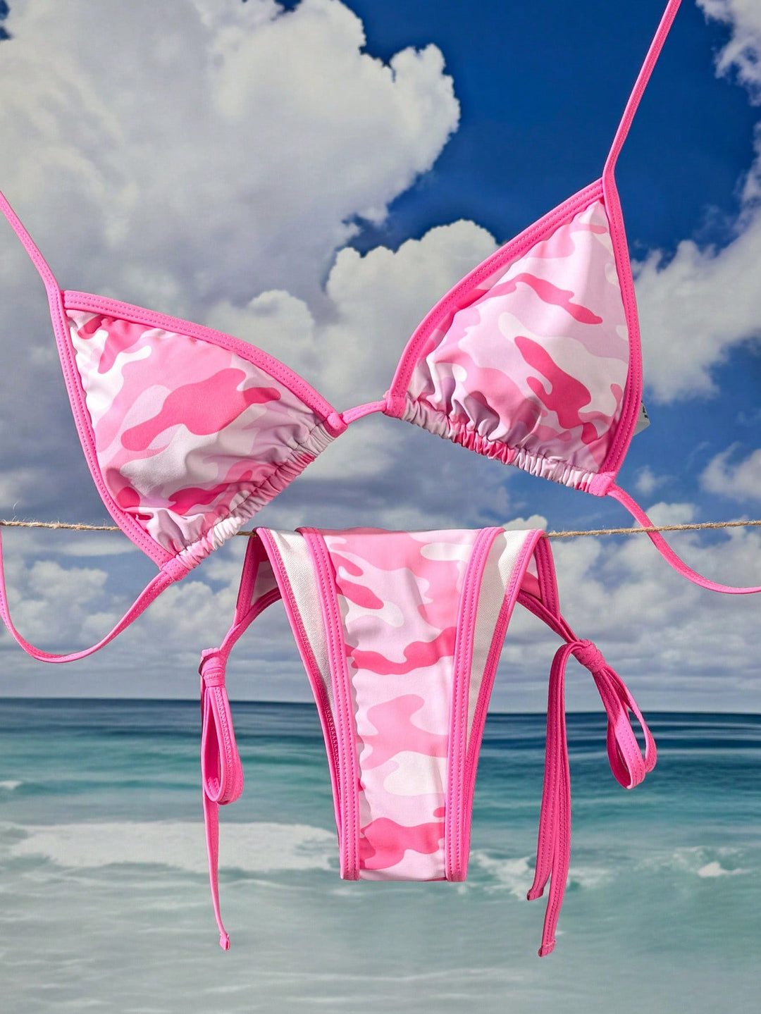 Bikiniszett SHEIN, rózsaszín
