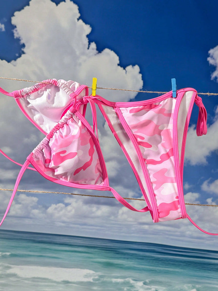 Bikiniszett SHEIN, rózsaszín