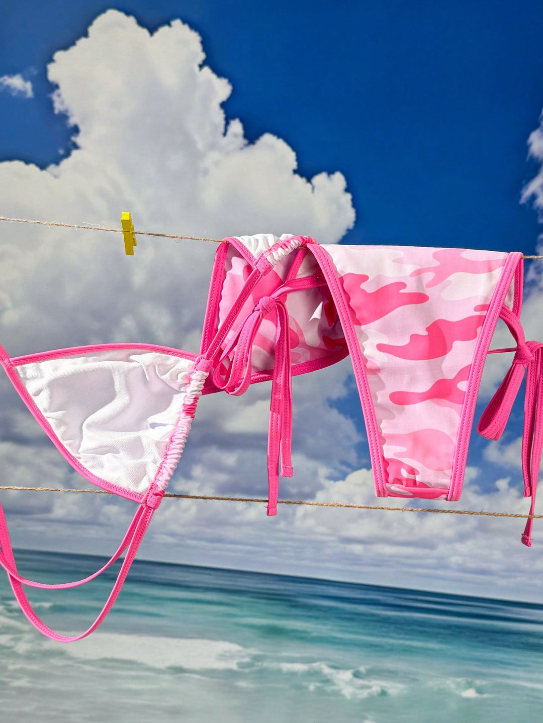 Bikiniszett SHEIN, rózsaszín