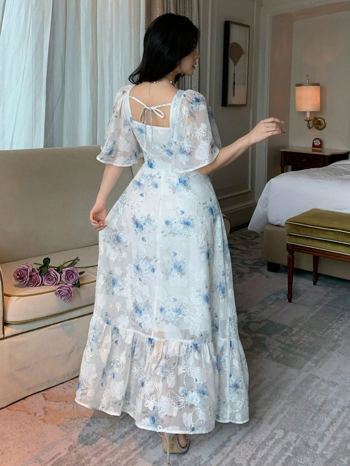Rochie maxi SHEIN, albastru