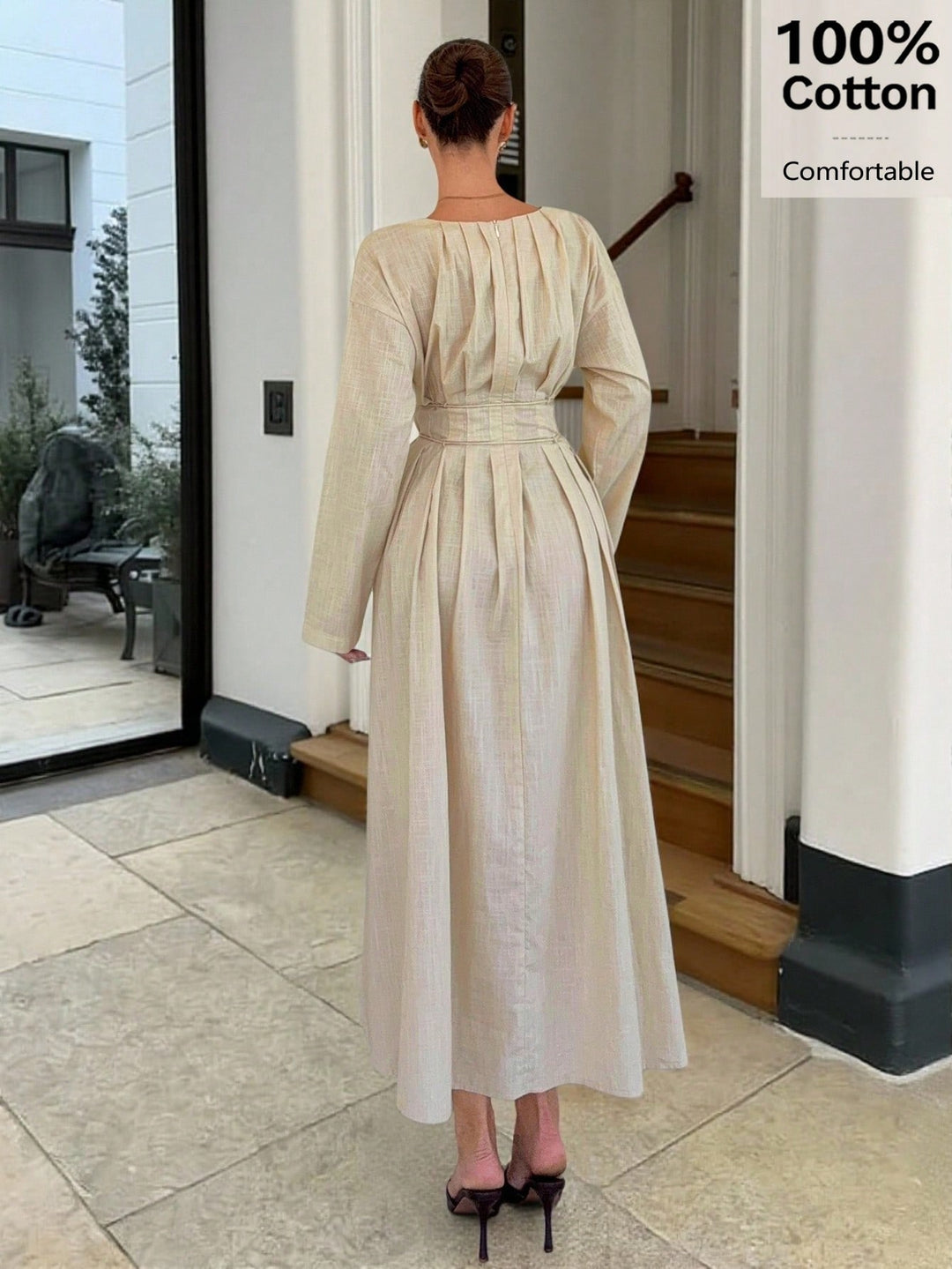 Rochie maxi SHEIN, portocaliu