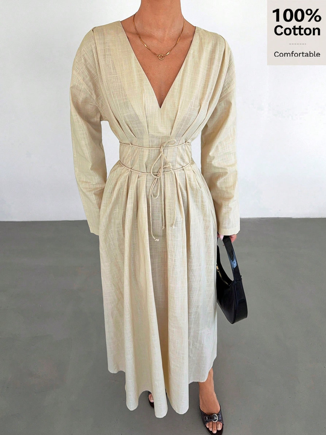 Rochie maxi SHEIN, portocaliu