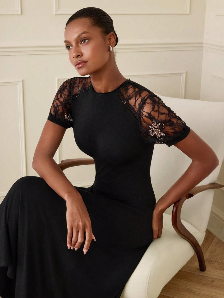 Rochie midi SHEIN, negru
