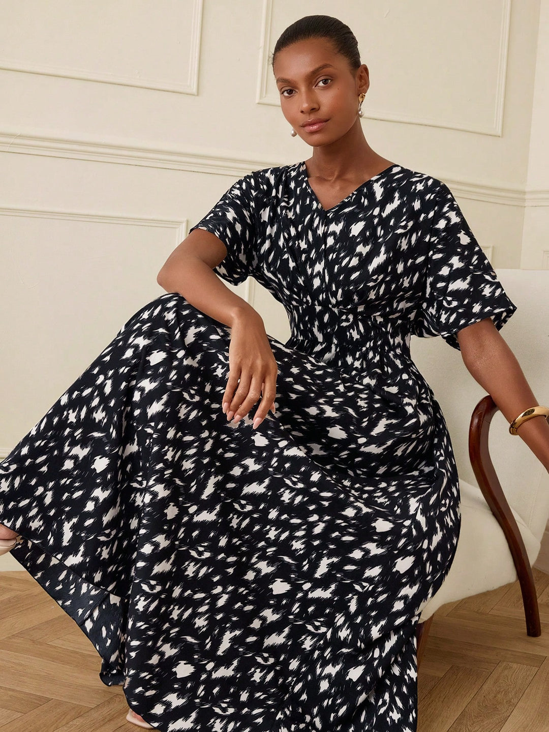 Rochie maxi SHEIN, negru