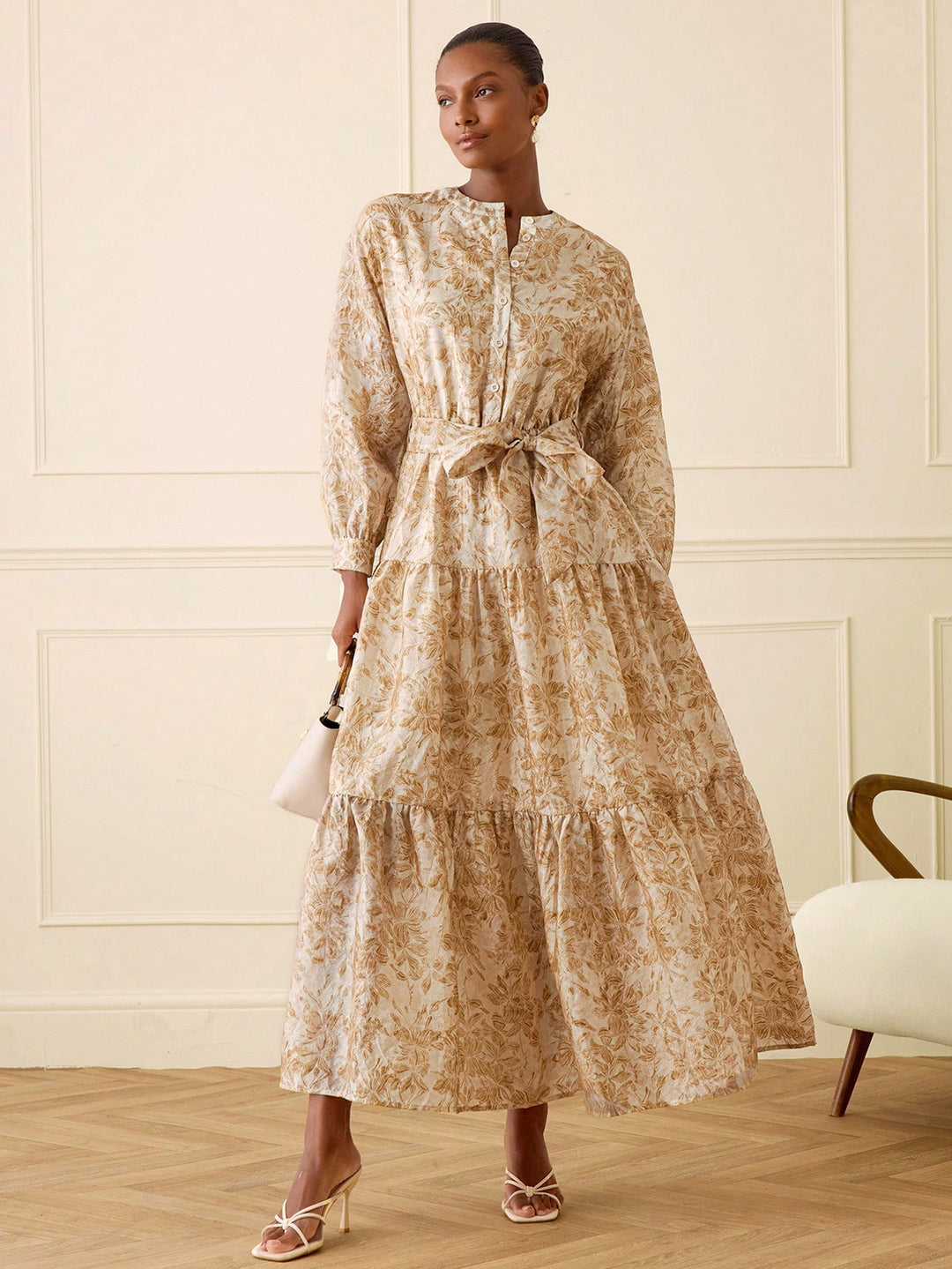Rochie maxi SHEIN, mix culori