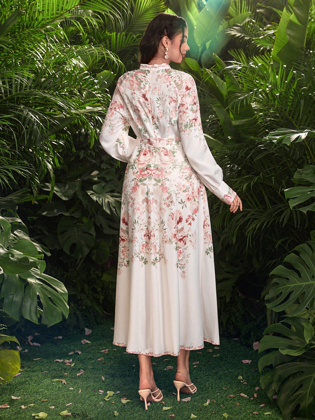 Rochie midi SHEIN, mix culori