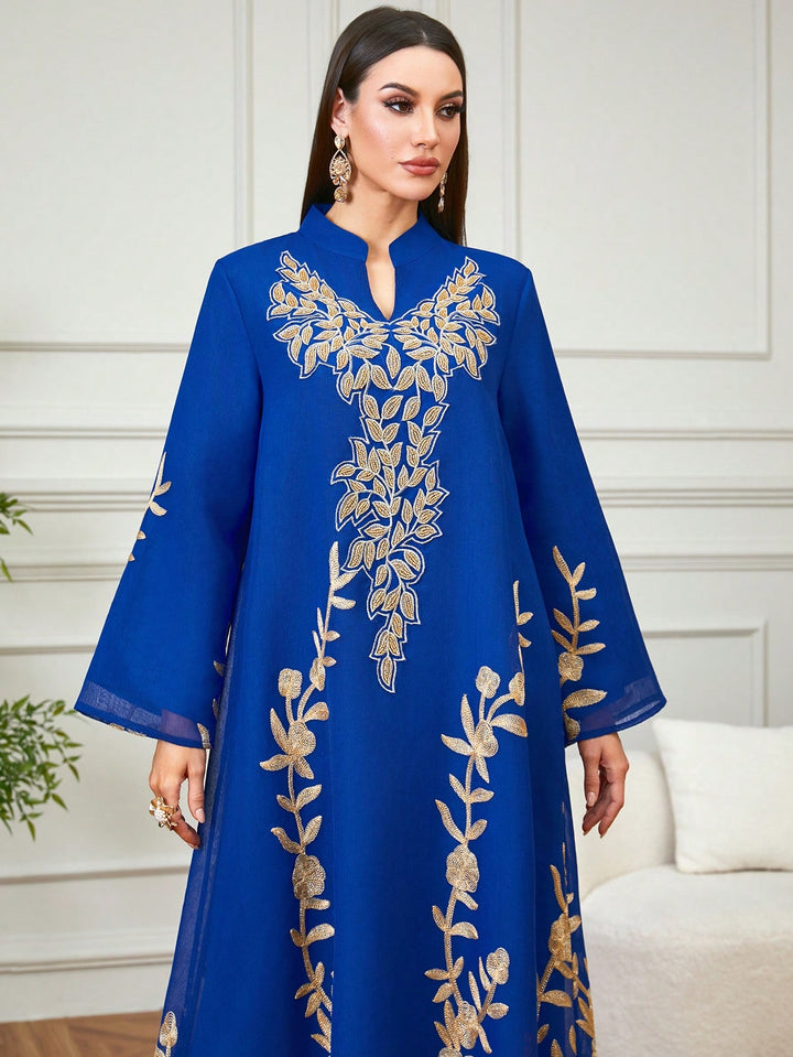 Set caftan și jalabiya SHEIN, albastru