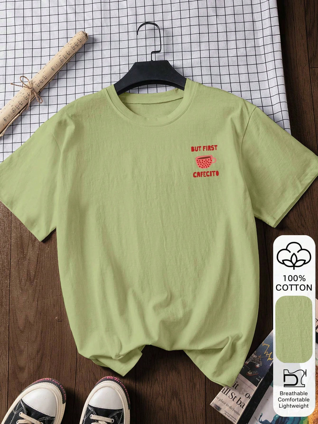 Tricou SHEIN, verde