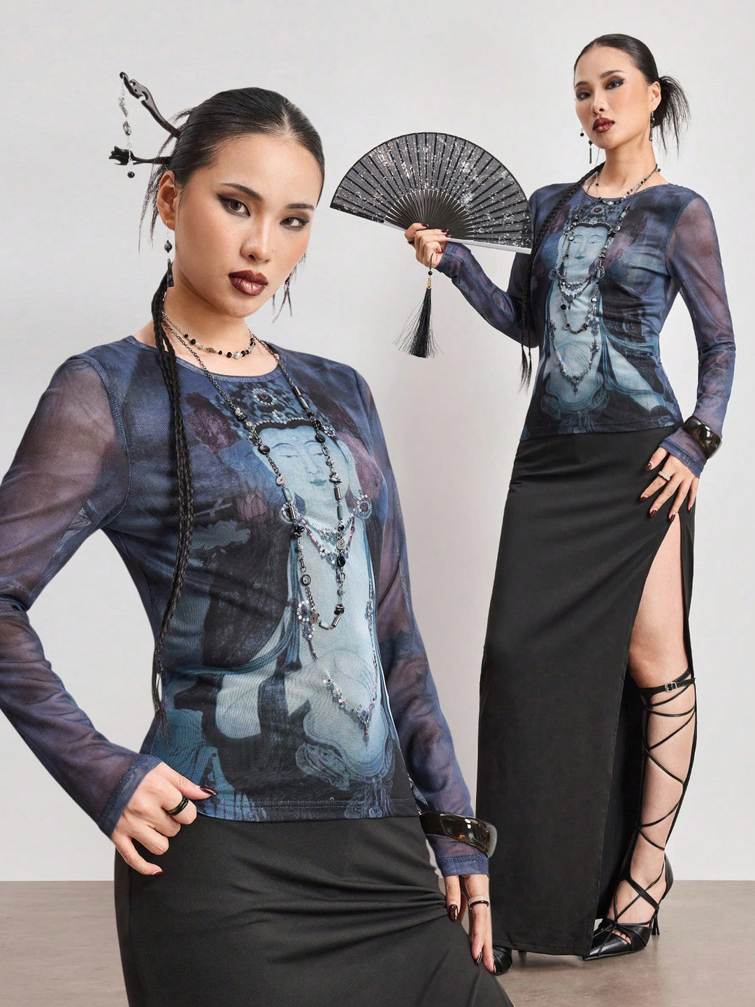 Top SHEIN, mix culori