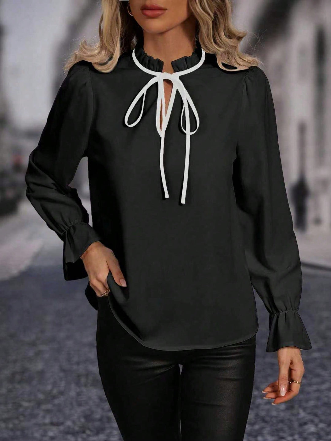 Bluza SHEIN, negru