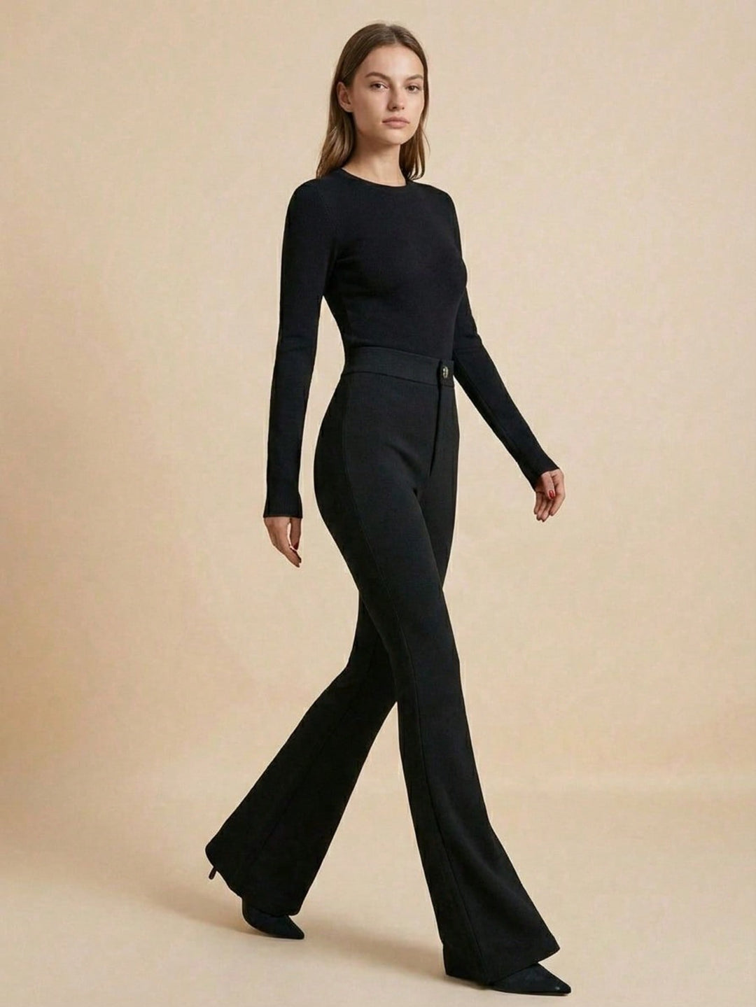 Pantaloni SHEIN, negru